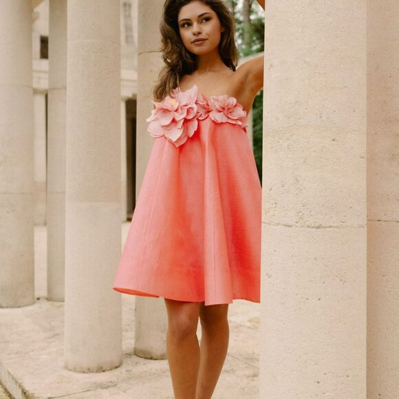 Zimmermann ILLUSTRATION strapless mini dress - Picture 3 of 16